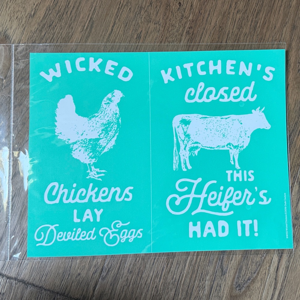 Chalk Couture Kitchen Stencils